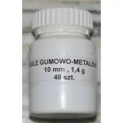 Kule gumowo-stalowe k-10 kal 10 mm